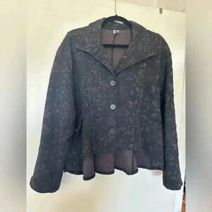 Dress To Kill High Low Knit Jacket with Pockets